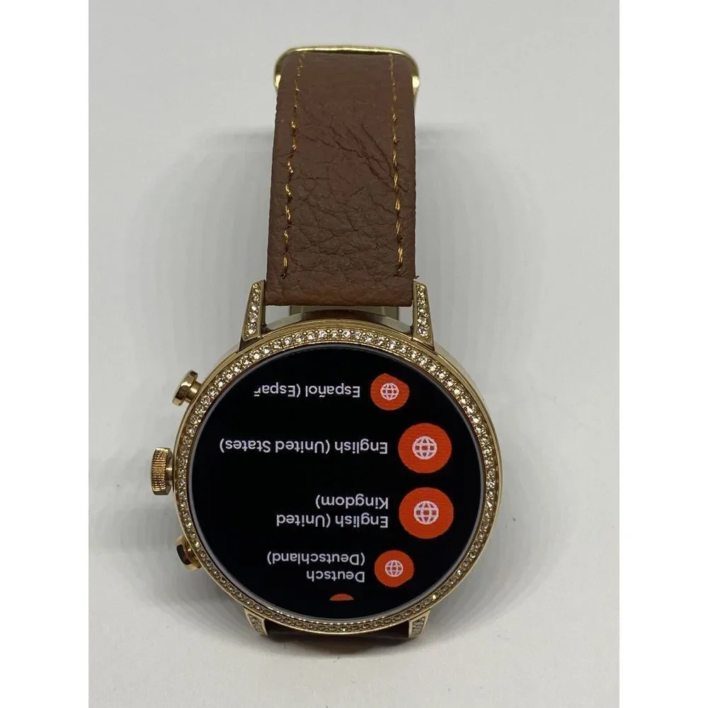 Fossil Gen 4 Authentic Digital Dial Smart Watch Custom Band FTW6011 AB393